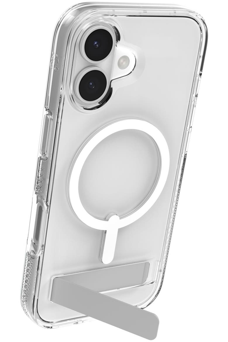Crystal Palace Snap MagSafe Case with Kickstand for Apple iPhone 17, Alternate, color, Clear