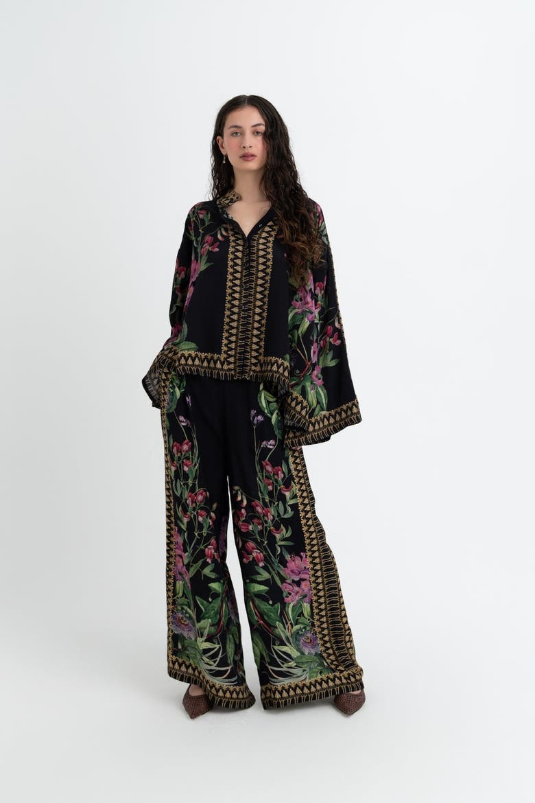 Siara Trousers, Alternate, color, Black