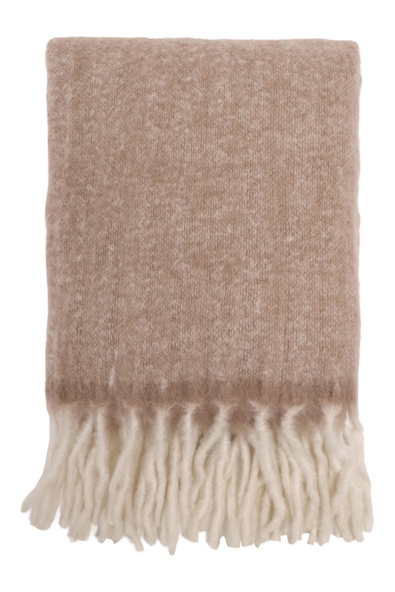 Summit Throw Blanket (Nordstrom Exclusive), Main, color, NATURAL