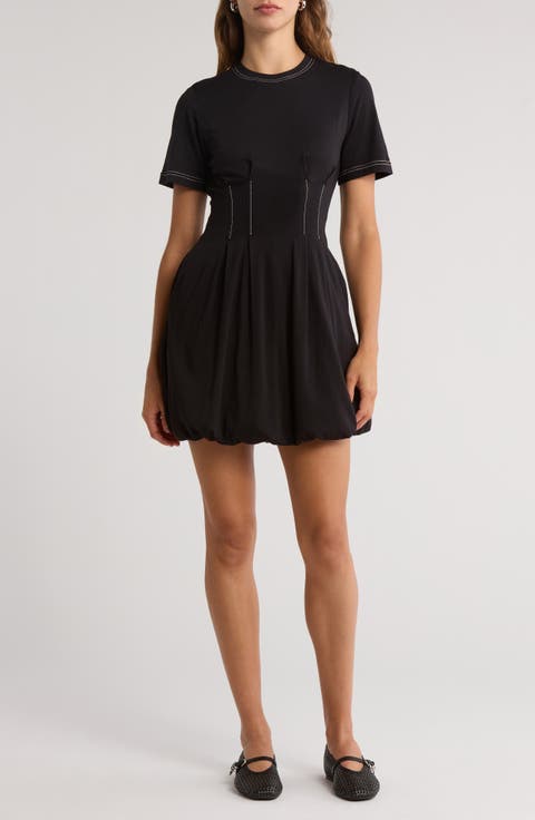 Pearson Bubble Hem Minidress