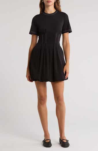 Simkhai Pearson Bubble Hem Minidress