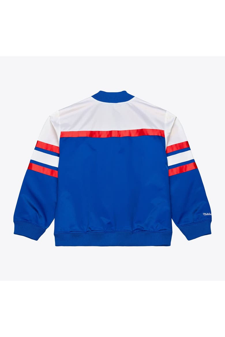 Men's Mitchell & Ness  Royal Denver Nuggets Hardwood Classics Head Coach Lightweight Satin Full-Snap Jacket, Alternate, color, Royal