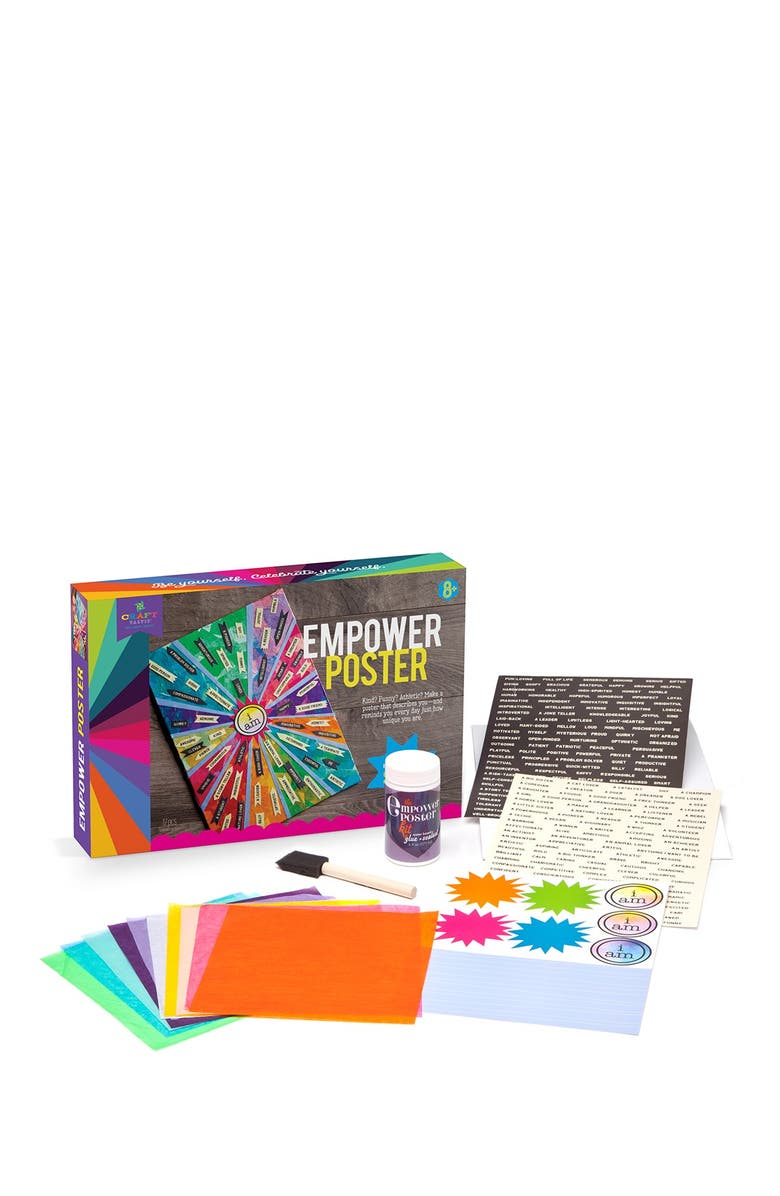 Ann Williams Craft-tastic Empower Poster Kit, Alternate, color,