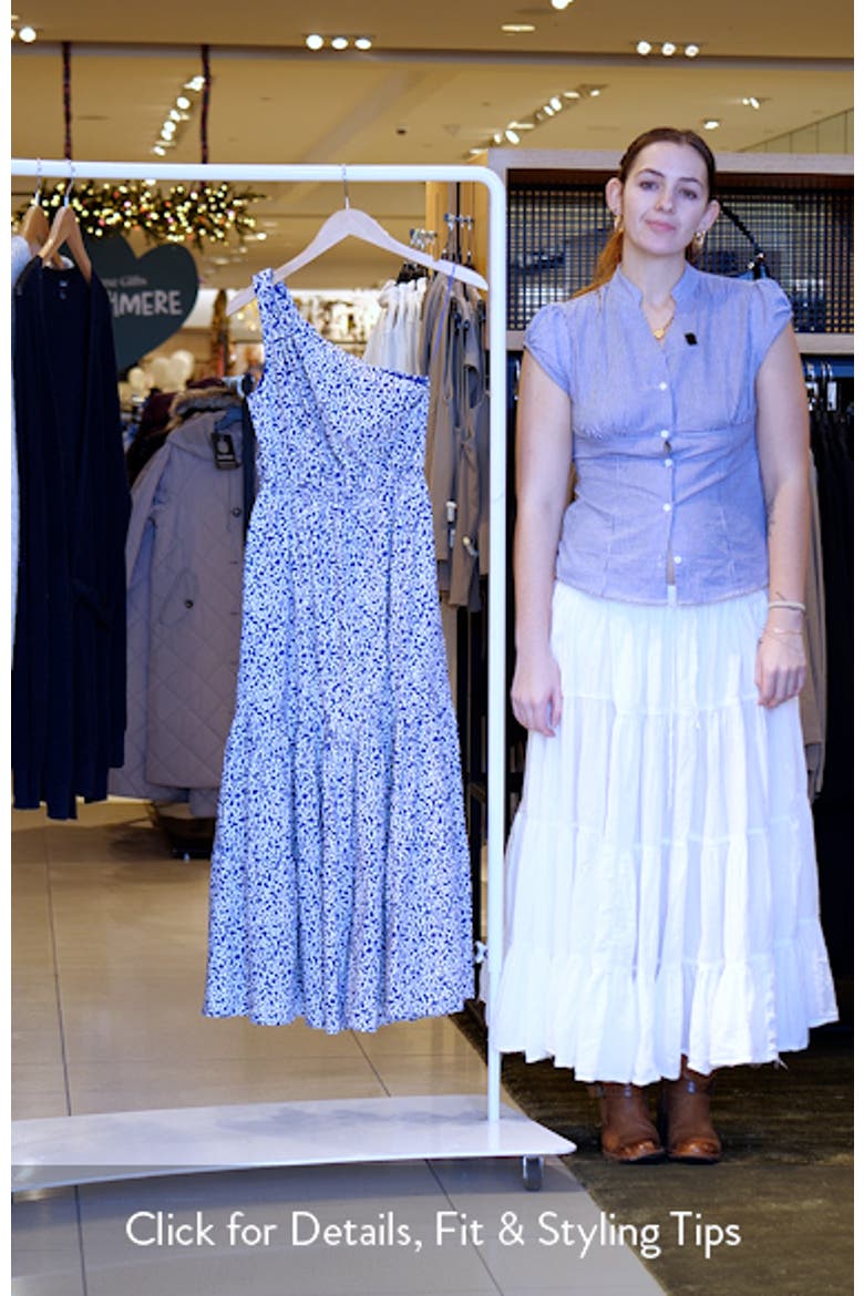 One-Shoulder Fit & Flare Dress video