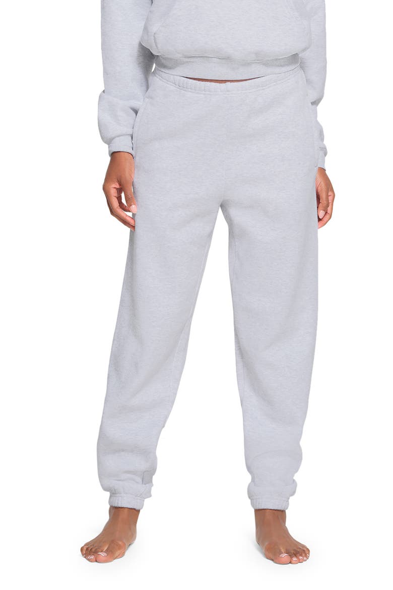 Cotton Fleece Blend Classic Joggers, Main, color, LIGHT HEATHER GREY