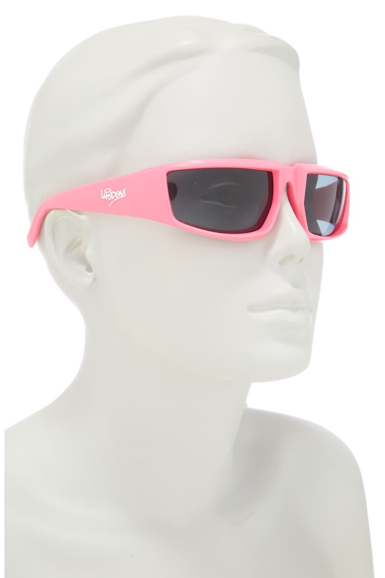Frame 6 53mm Square Sunglasses, Alternate, color, PINK