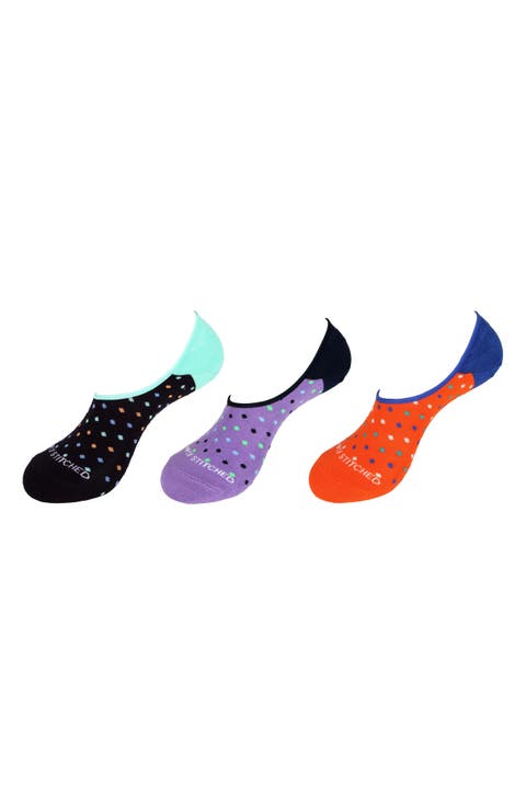 Assorted 3-Pack No Show Socks