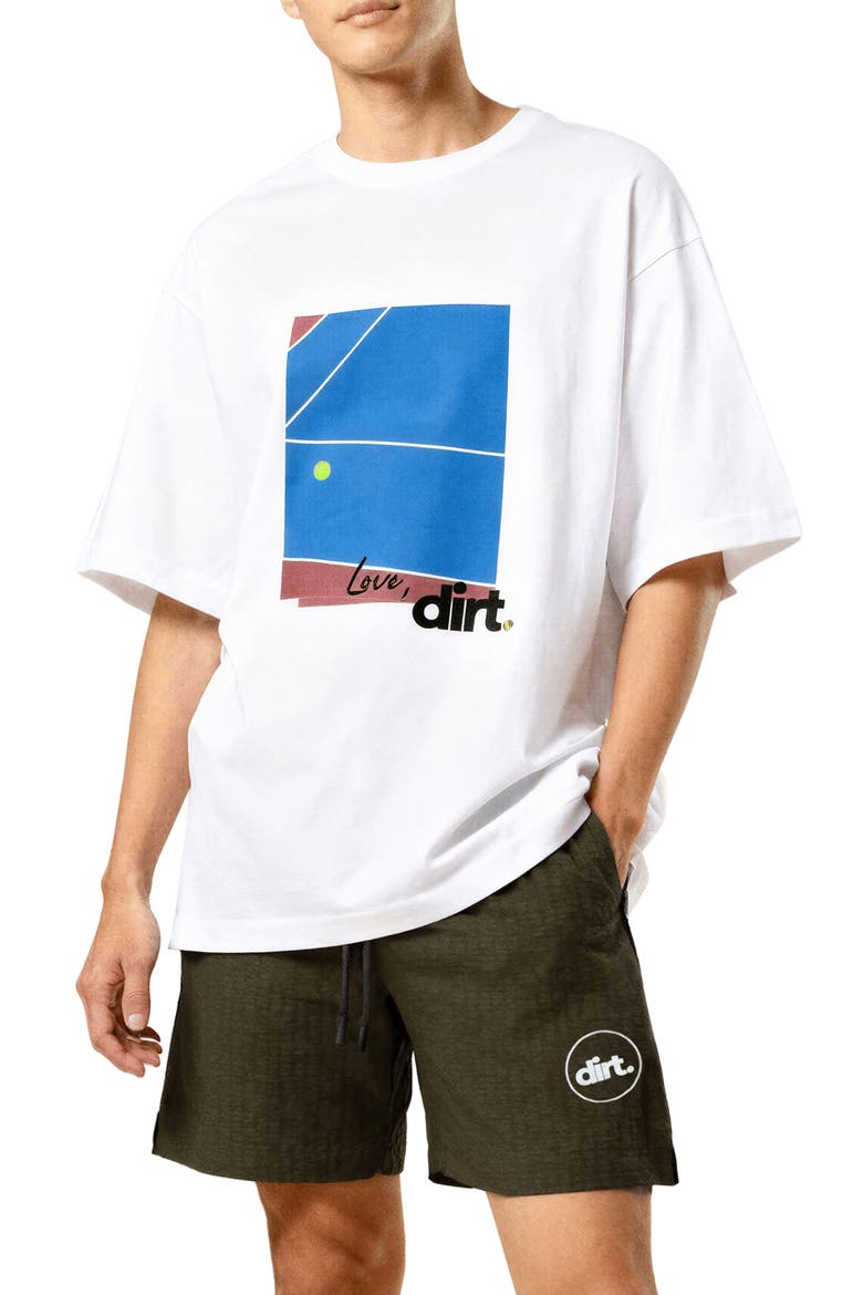Love All Graphic T-Shirt, Main, color, WHITE