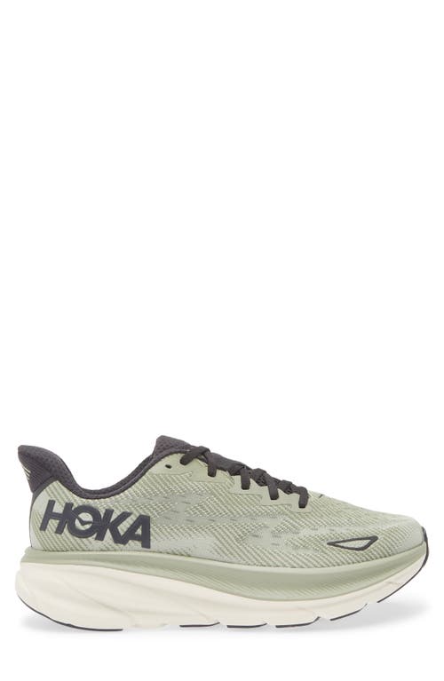 Hoka One One Clifton 9 - Breathable Sports Shoe In Green