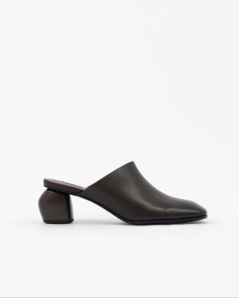Junya Low Heeled Clog Mules