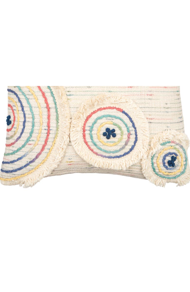 carol & frank Harwin Pillow, 18" x 18", Alternate, color, White