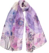 Elizabetta Campo de
 Fiori - Long Sheer Silk Scarf for Women