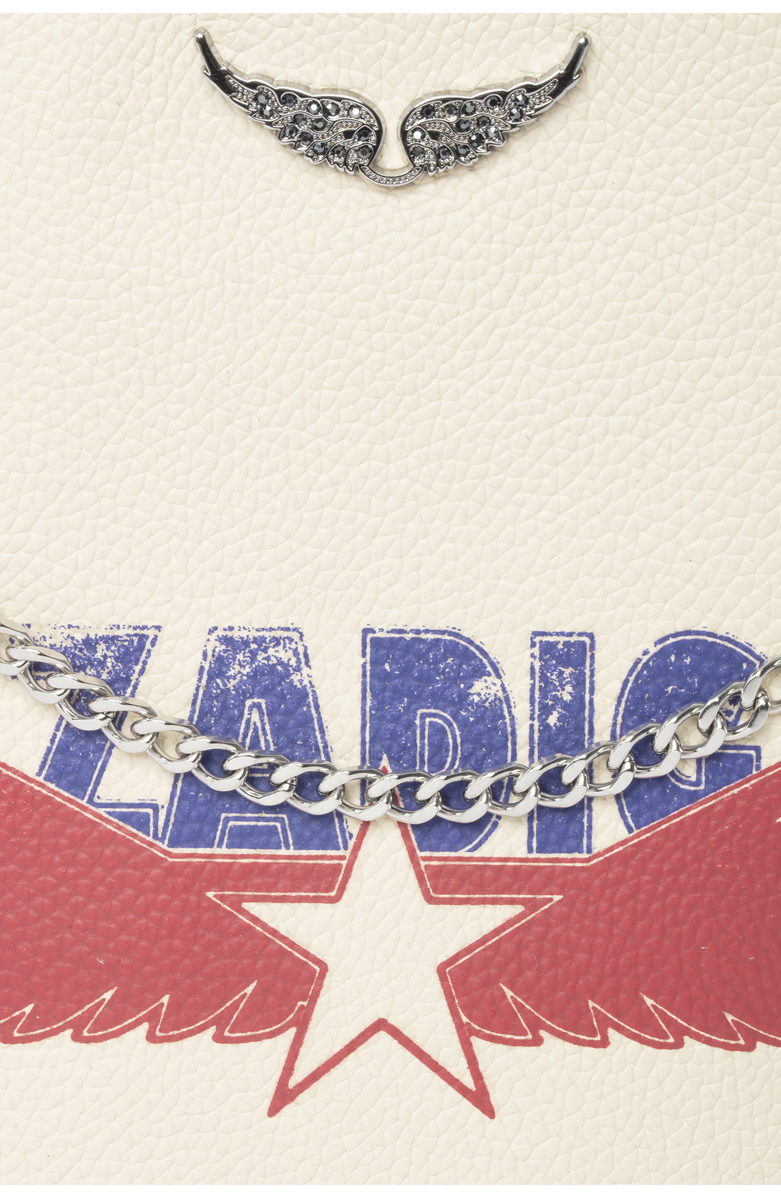 Zadig & Voltaire Rock America Phone Crossbody Bag, Alternate, color, 