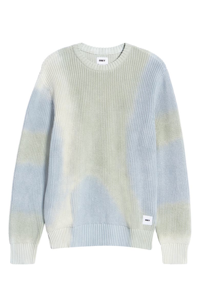 Obey Tie Dye Organic Cotton Sweater, Alternate, color,