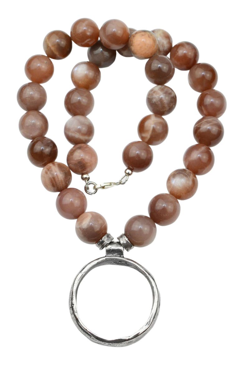 Danica Silver Necklace, Main, color, Silver