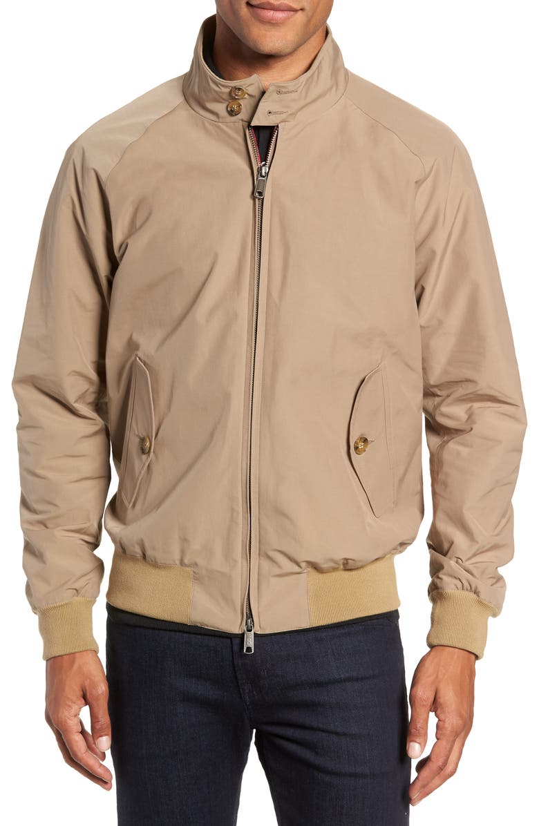 Baracuta G9 Water Repellent Harrington Jacket, Alternate, color,