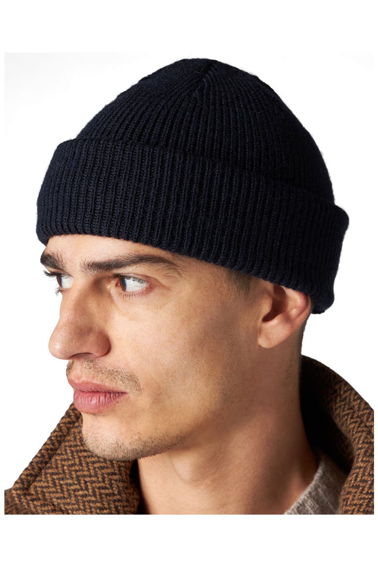 Kevincap "Japan Made" Wool Beanie, Alternate, color, Navy Blue