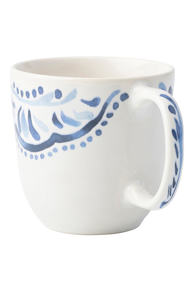 Wanderlust Collection - Iberian Journey Ceramic Coffee/Tea Cup, Alternate, color, INDIGO