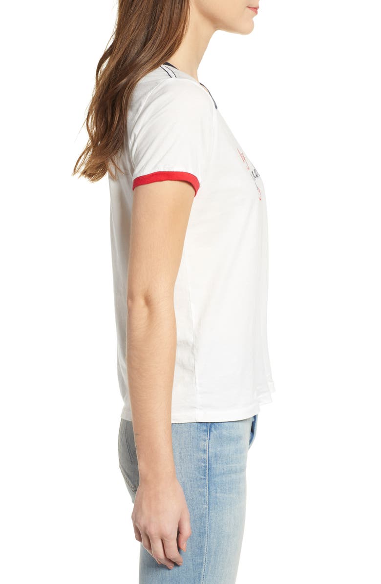 MOTHER Itty Bitty Goodie Goodie Ringer Tee, Alternate, color, 