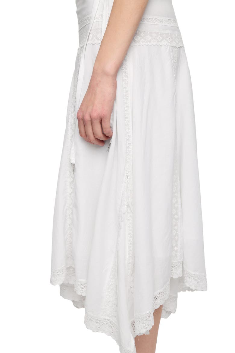 Jetro Lace Midi Skirt, Alternate, color, JUDO
