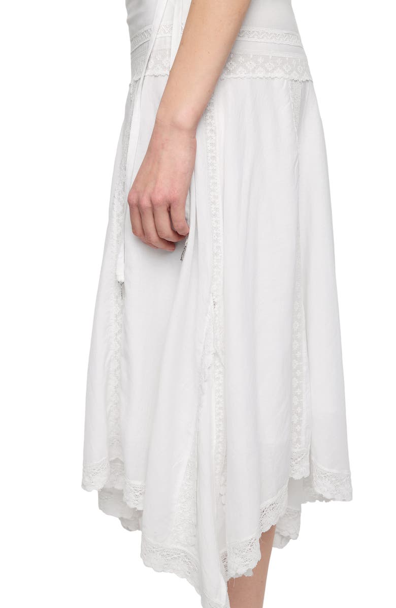 Zadig & Voltaire Jetro Lace Midi Skirt, Alternate, color, Judo