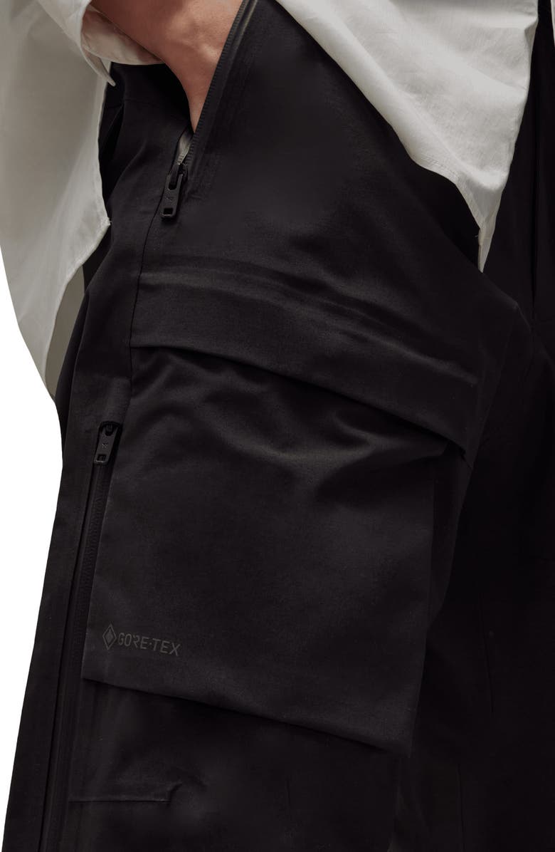 Y-3 Belted Gore-Tex<sup>®</sup> Hardshell Recycled Polyamide Cargo Pants, Alternate, color, 