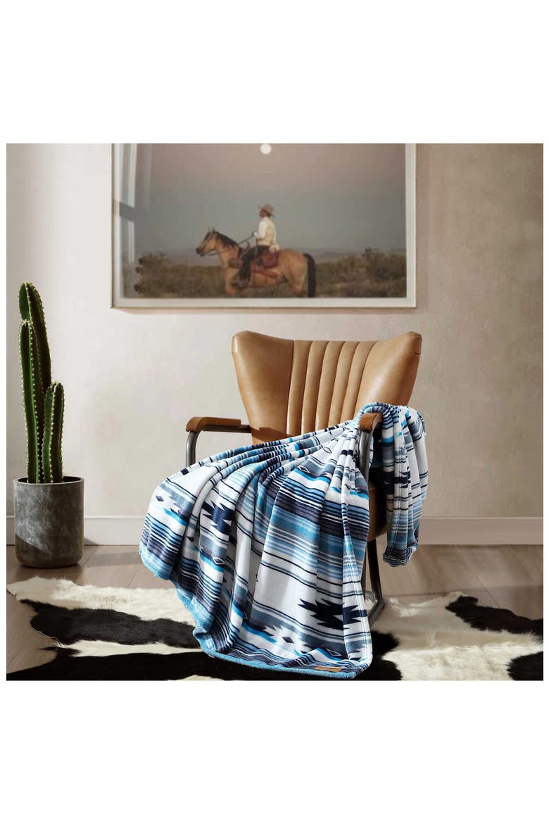 Coyote Sands Throw Blanket, Alternate, color, BLUE