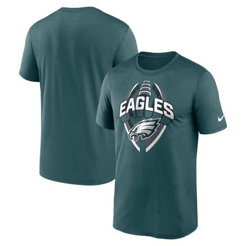 Men's Nike Midnight Green Philadelphia Eagles Big & Tall Primetime Legend Icon Performance T-Shirt