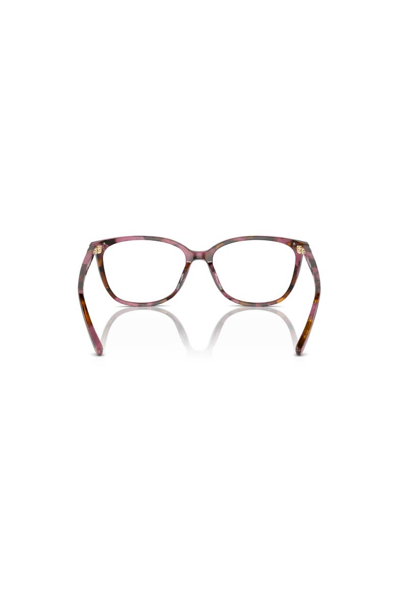 55mm Rectangle optical glasses, Alternate, color, Brown