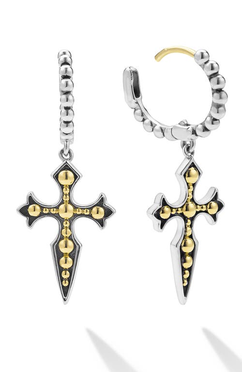 Lagos Anthem Single Cross Drop Earring In Multi