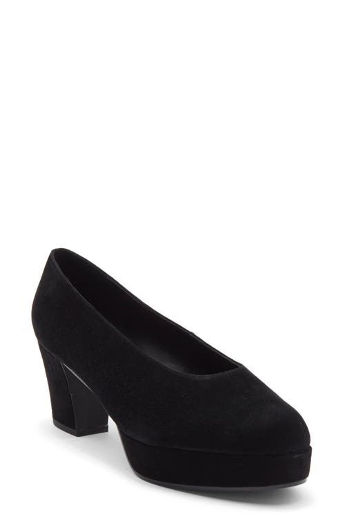 Jeffrey Campbell Chapters Almond Toe Platform Pump In Black
