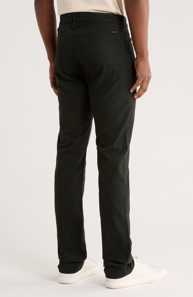 Lucky Brand Cotton Stretch Canvas Pants, Alternate, color, Jet Set