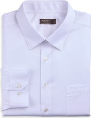 Oak Hill Premium by DXL Big & Tall Stretch Pinpoint Dress Shirt