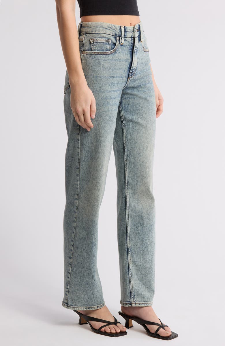 Good American Good '90s Relaxed Jeans, Alternate, color, Blue690