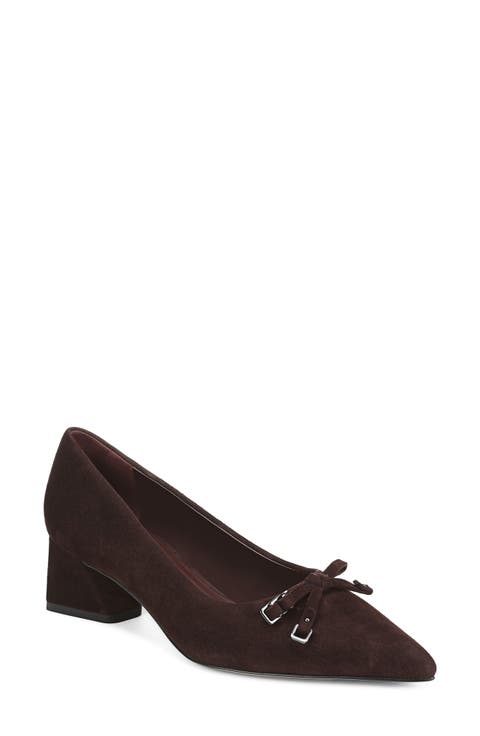 Racer Faux Leather Pump