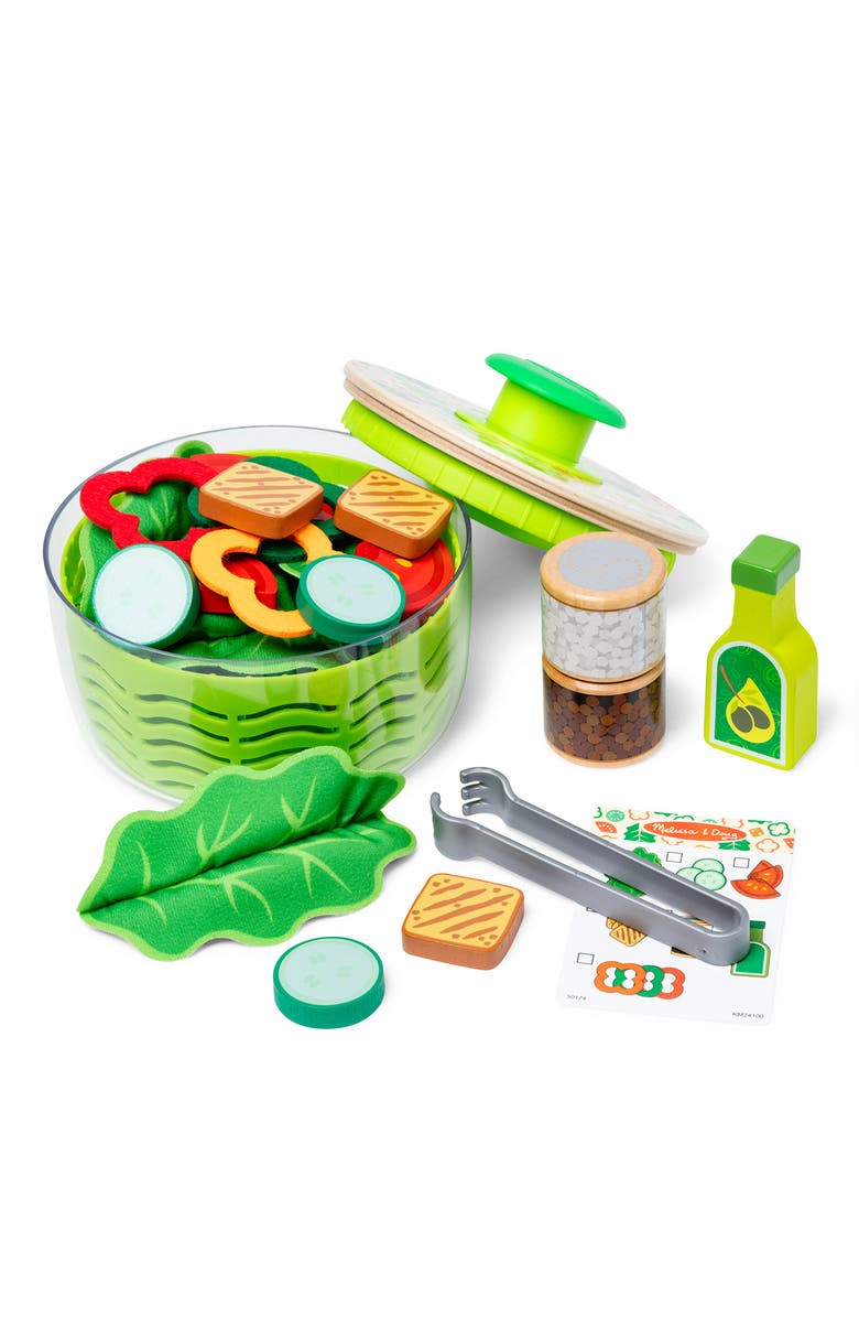 Melissa & Doug Salad Spinner Playset, Alternate, color,