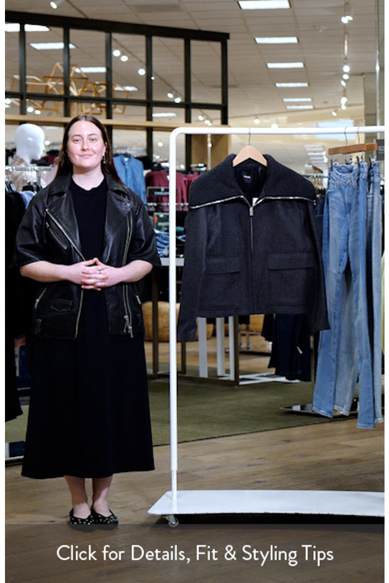 Wool Blend Zip Jacket video