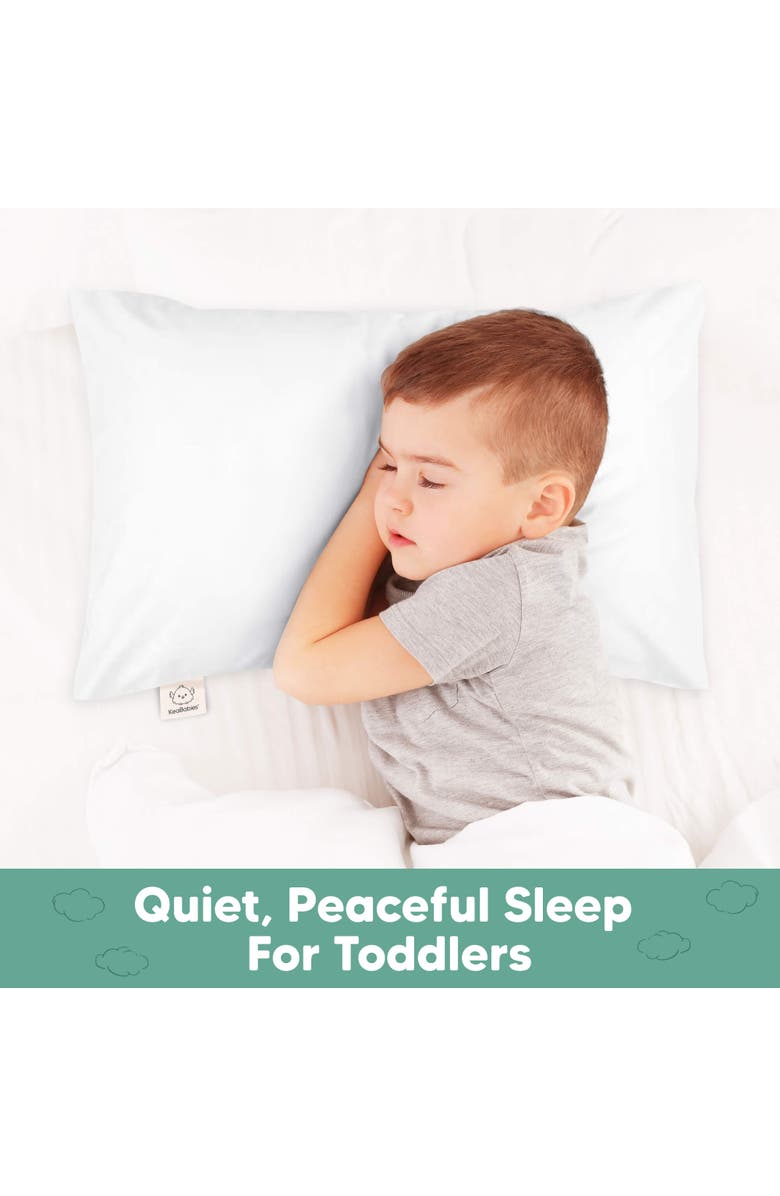 KeaBabies My Little Dreamy [Protect+] Waterproof Jumbo Pillowcase, Alternate, color, Soft White