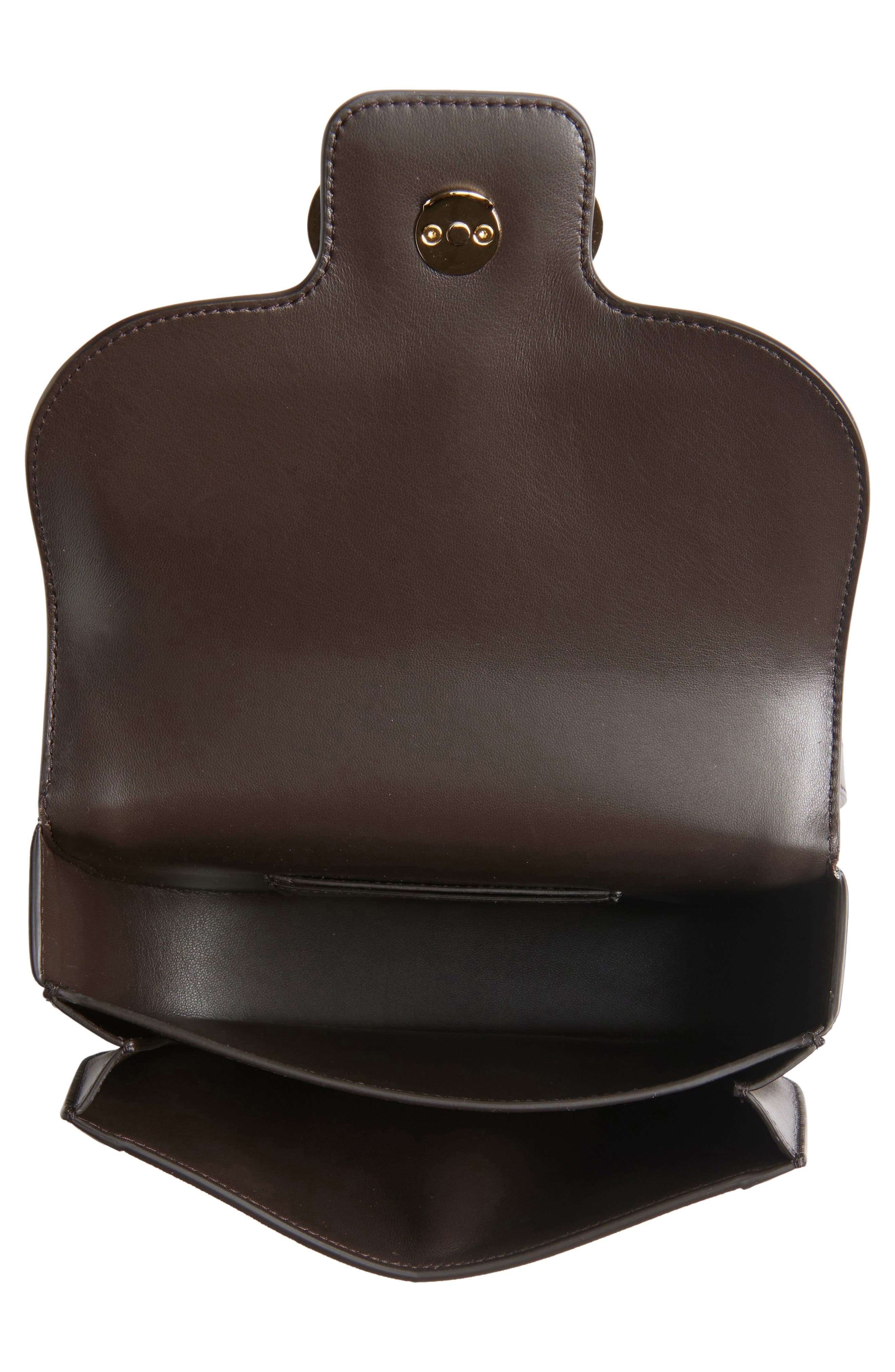 FERRAGAMO X-Small Double Gancio Crossbody Bag, Alternate, color, Natural Resort/ Testa Di Moro