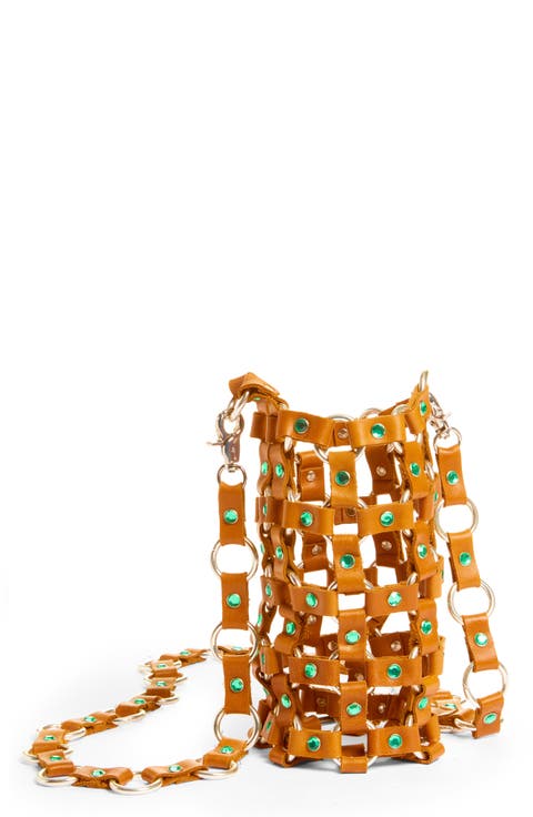 Hydration Hero Leather Crossbody Bag