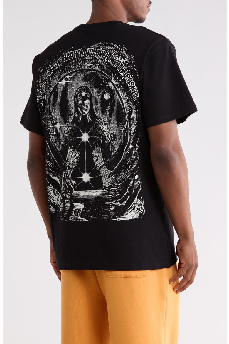 Guest Graphic Knit T-Shirt, Alternate, color, BLACK