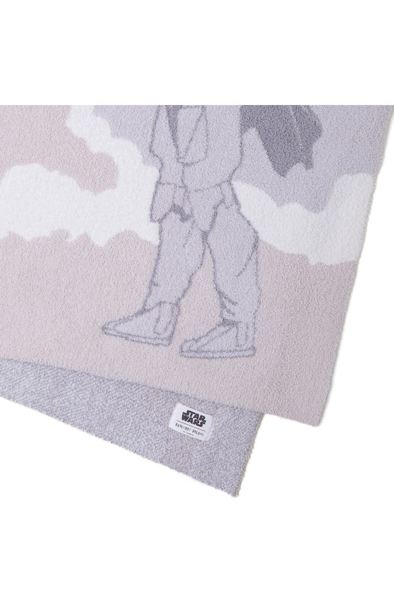 Barefoot Dreams<sup>®</sup> CozyChic Star Wars Boba Fett Blanket, Alternate, color, Cloud Multi