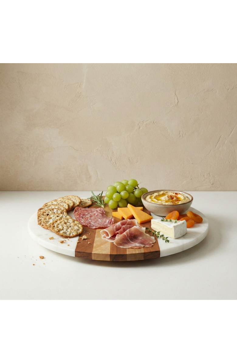 Be Home Moa Lazy Susan, Alternate, color, Marble