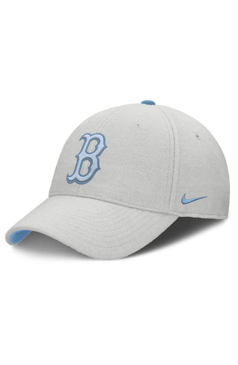Nike Men's Nike Gray Boston Red Sox Club Adjustable Hat, Main, color, 