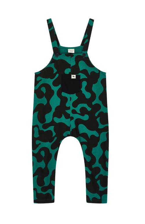 Turtledove London Kids Organic Cotton Abstract Swirl Print Jumpsuit In Multi
