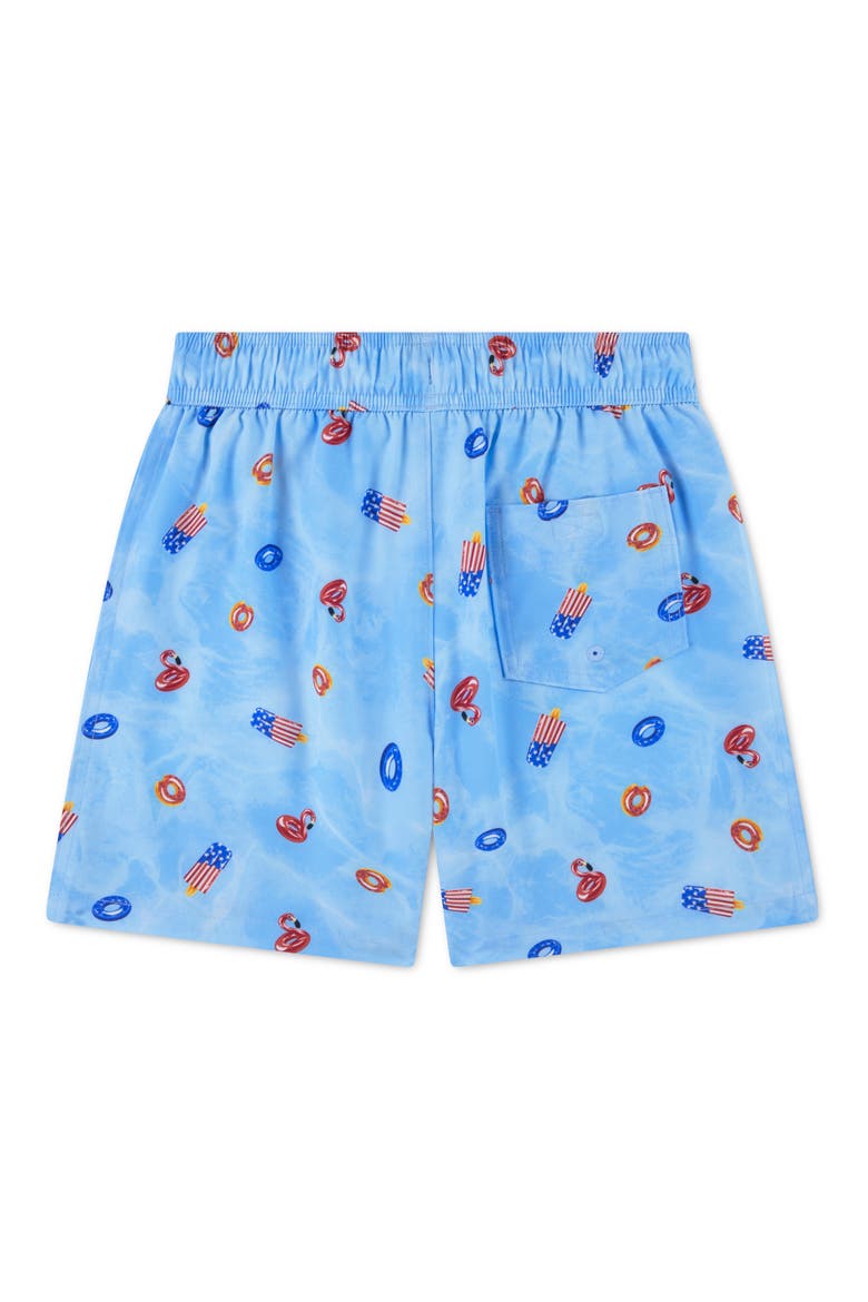 Kids' Core Swim Trunks, Alternate, color, BLISSFUL BLUE