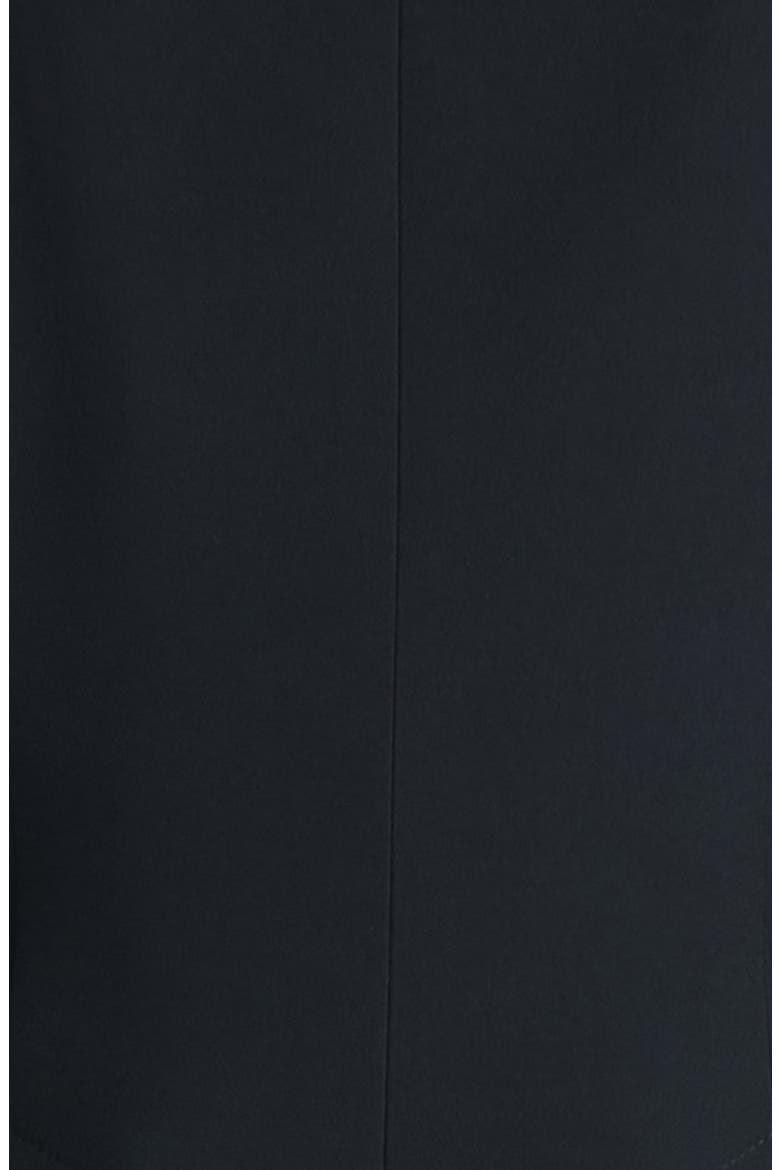 Embellished Lapels Crepe Blazer, Alternate, color, BLACK