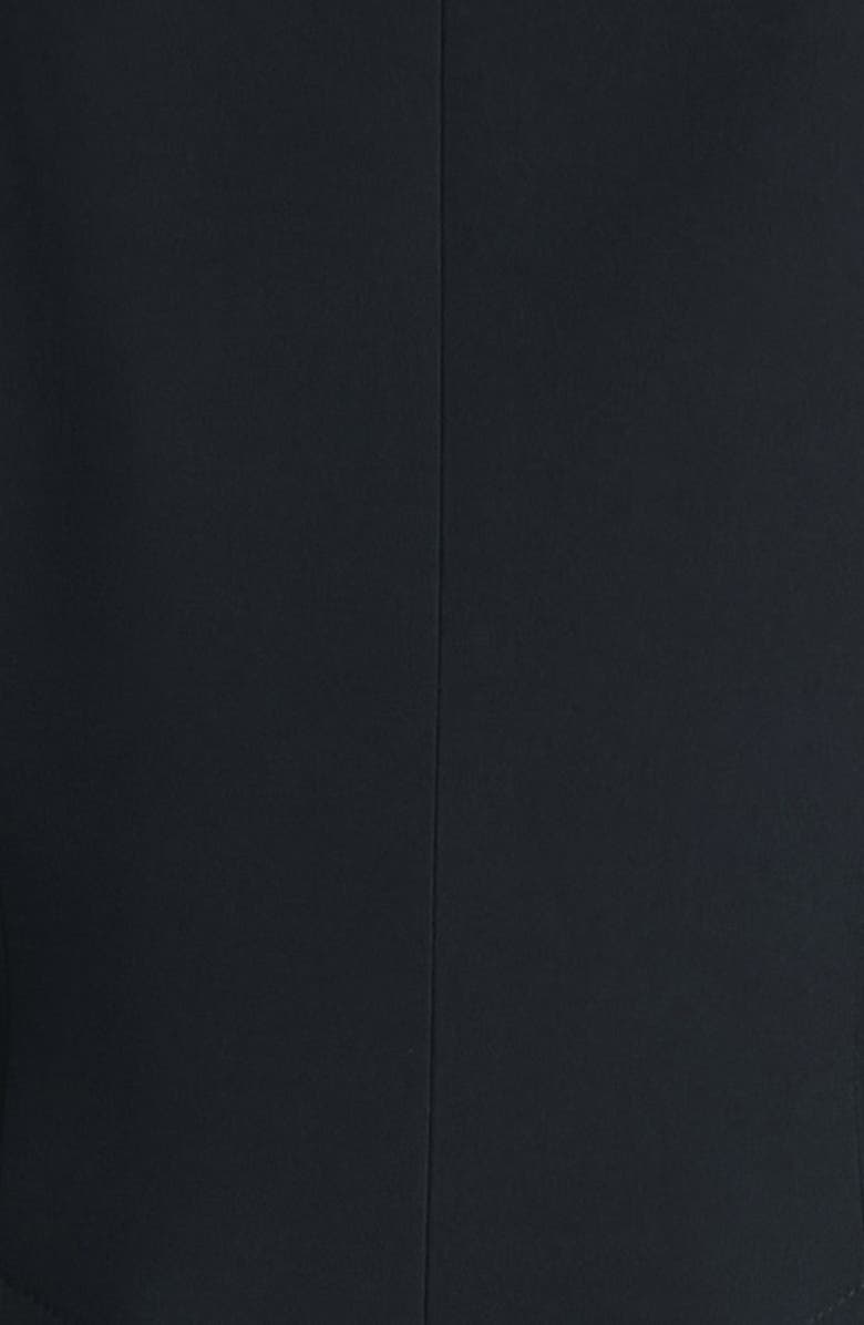 McQueen Embellished Lapels Crepe Blazer, Alternate, color, Black