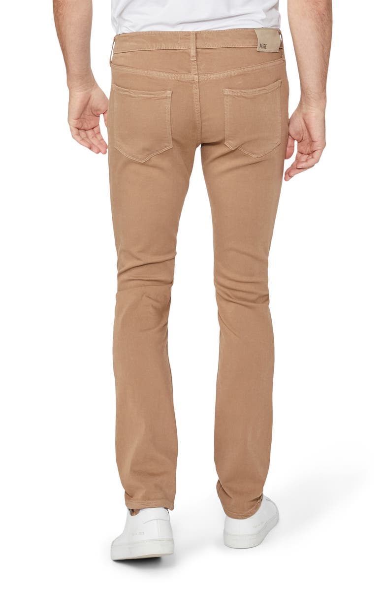 PAIGE Federal Transcend Slim Straight Leg Jeans, Alternate, color, Khaki Harvest