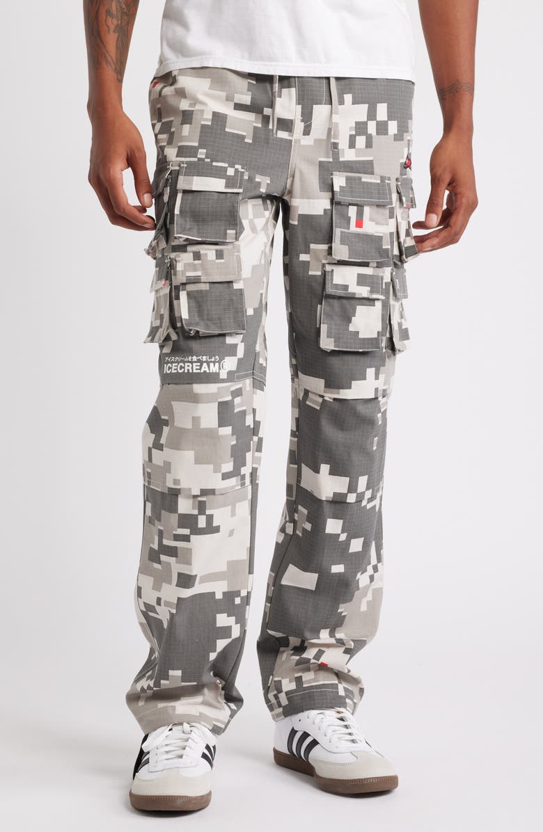 ICECREAM Hollow Ripstop Cargo Pants, Main, color, 